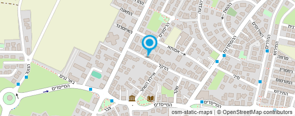 מפת הגעה אל בנימין אוזמו