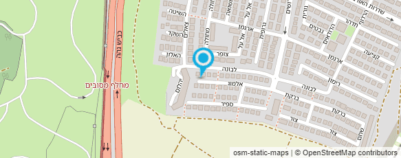 מפת הגעה אל ד"ר נשר נחום