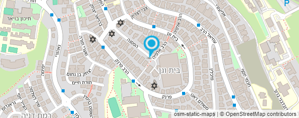 מפת הגעה אל רני דאהן - מתקין טפטים