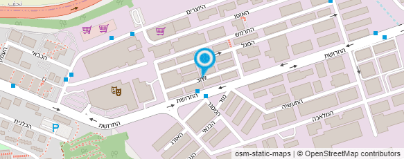 מפת הגעה אל מ.ג רהיטים