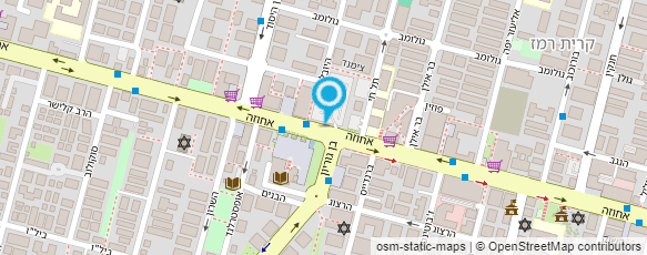 מפת הגעה אל ד"ר ליסק קלאודיו