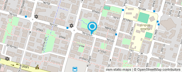 מפת הגעה אל המכולת של דוד