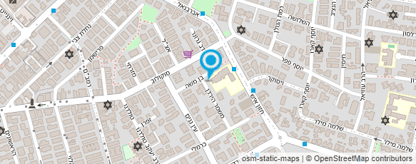 מפת הגעה אל תאטרון "מה שבינינו"