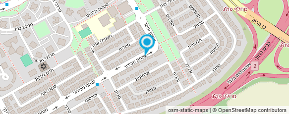 מפת הגעה אל עו"ד תבור תשובה יוסי