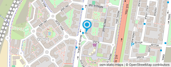 מפת הגעה אל דנה בר-נר