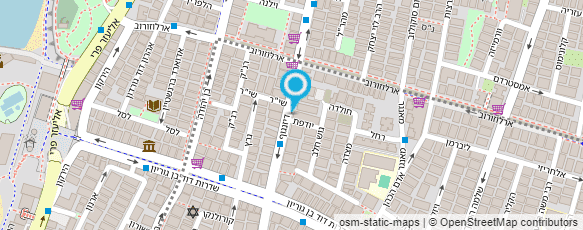 מפת הגעה אל פריסילה גטיקה עיצוב מקורי Priscilla Gatica