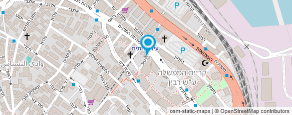 מפת הגעה אל עו"ד פריד חוסין