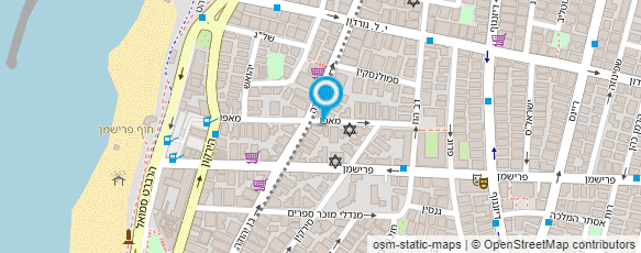 מפת הגעה אל קפה פאפארצי