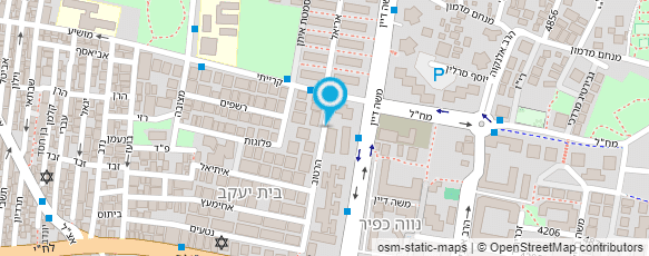 מפת הגעה אל ד"ר סטקליאר מרדכי