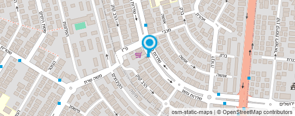 מפת הגעה אל מלך ההמבורגר