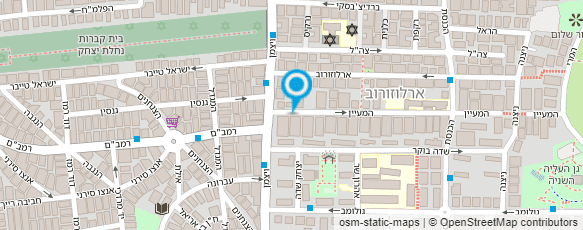 מפת הגעה אל הקליניקה של זיו