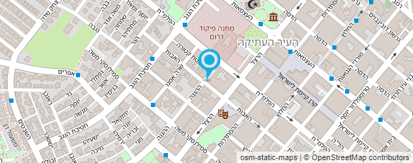 מפת הגעה אל עו"ד צ'רנומורדיק-קשת דינה