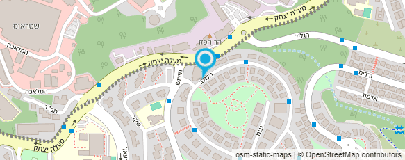 מפת הגעה אל daria Gens בי"ס לעיצוב ציפורניים