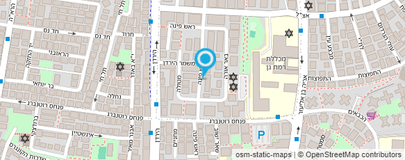 מפת הגעה אל המשפחתון של גיתית