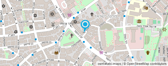 מפת הגעה אל עו"ד מיכאל בנימין