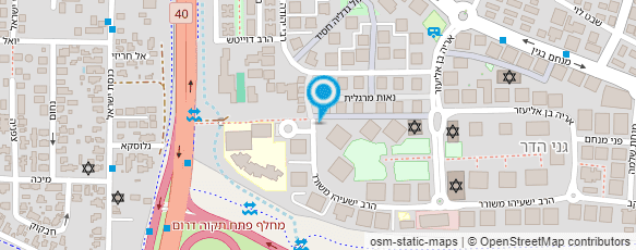 מפת הגעה אל עו"ד יודיץ אבישי