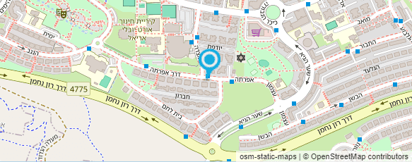 מפת הגעה אל הצהרונית של מיכל