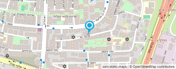 מפת הגעה אל דוד זוארץ - מאמן ריצה מקצועי