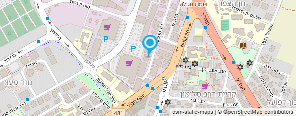 מפת הגעה אל קייטרינג מרקש