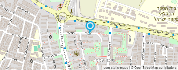 מפת הגעה אל אביבה שזירת שיער