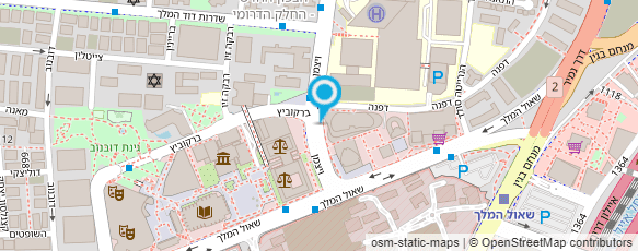 מפת הגעה אל עו"ד עודד כתריאל גבעון