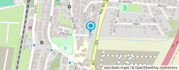 מפת הגעה אל חדר הכושר של רחל ודני