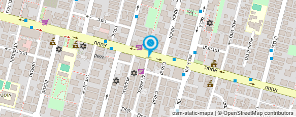 מפת הגעה אל ד"ר כץ אלון- מומחה ליישור שיניים