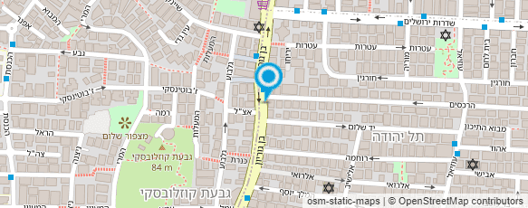 מפת הגעה אל עו"ד שרון קצורין