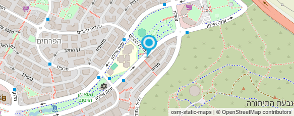 מפת הגעה אל המרכז הישראלי לאומנות וקיימות