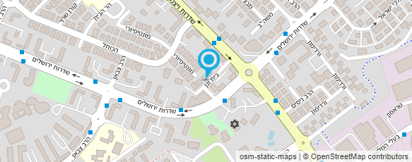 מפת הגעה אל אדיר בן חור עבודות בניה