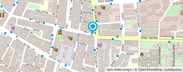 מפת הגעה אל המנעולן-מיגון ואבטחה