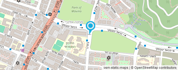 מפת הגעה אל עו"ד אסנת אלירם