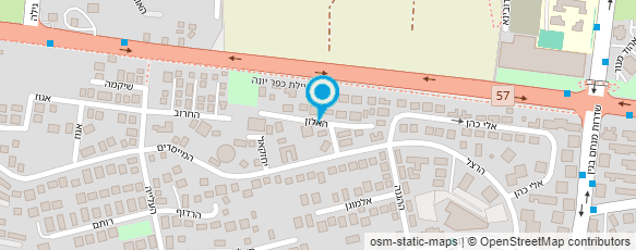 מפת הגעה אל דורית לוין- מתמחה בהפרעות אכילה