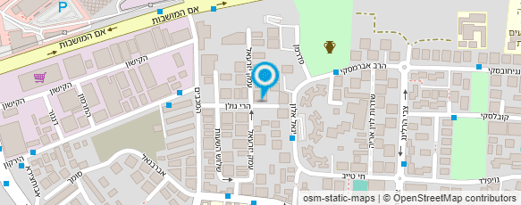 מפת הגעה אל חני וינברגרMake up artist