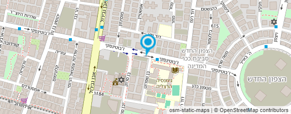 מפת הגעה אל ד"ר פינטו- דרור יפה