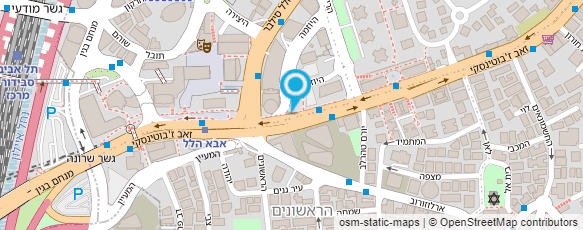 מפת הגעה אל עו"ד בן משה אופיר