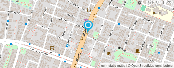 מפת הגעה אל לידור שירי עיצוב שיער