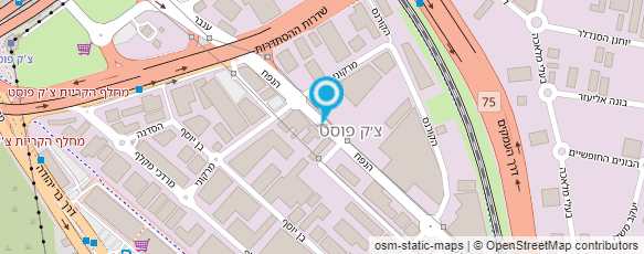 מפת הגעה אל א.ו. הספקה טכנית יבוא ושיווק