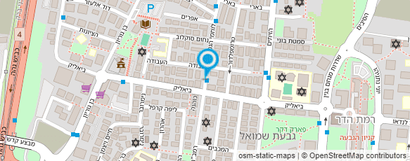 מפת הגעה אל מיכל מונדרי מאפרת מקצועית