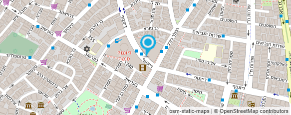 מפת הגעה אל עו"ד אדם ניידורף