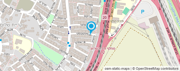 מפת הגעה אל עו"ד אסף מיטל