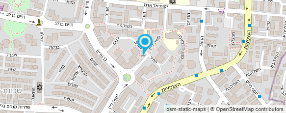 מפת הגעה אל אורלי נייגר - פיזיותרפיסטית