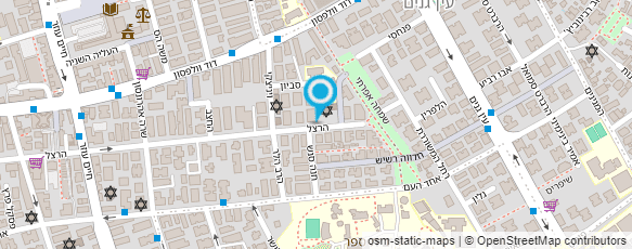 מפת הגעה אל שירה זיו - סטודיו לצילום