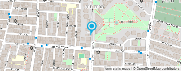 מפת הגעה אל אשר סטודיו Asher Studios