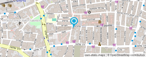 מפת הגעה אל מכבסת ה"לבן והצבעוני"