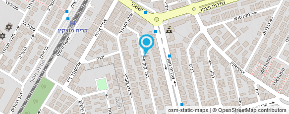 מפת הגעה אל אוסנת סיסו מכון יופי