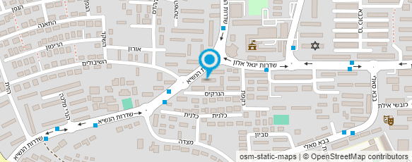 מפת הגעה אל מרכז המתוקים