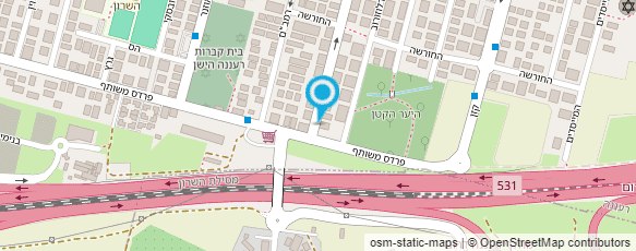 מפת הגעה אל רוני אבן תסרוקות כלה וערב