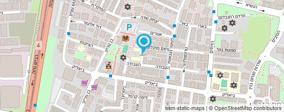 מפת הגעה אל עו"ד זינגר איתי