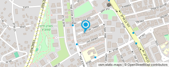 מפת הגעה אל פרופ' חייק יוסף